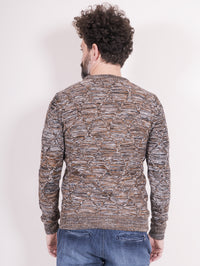 FIFTY FOUR MAGLIA GIROCOLLO MELANGE  -50%